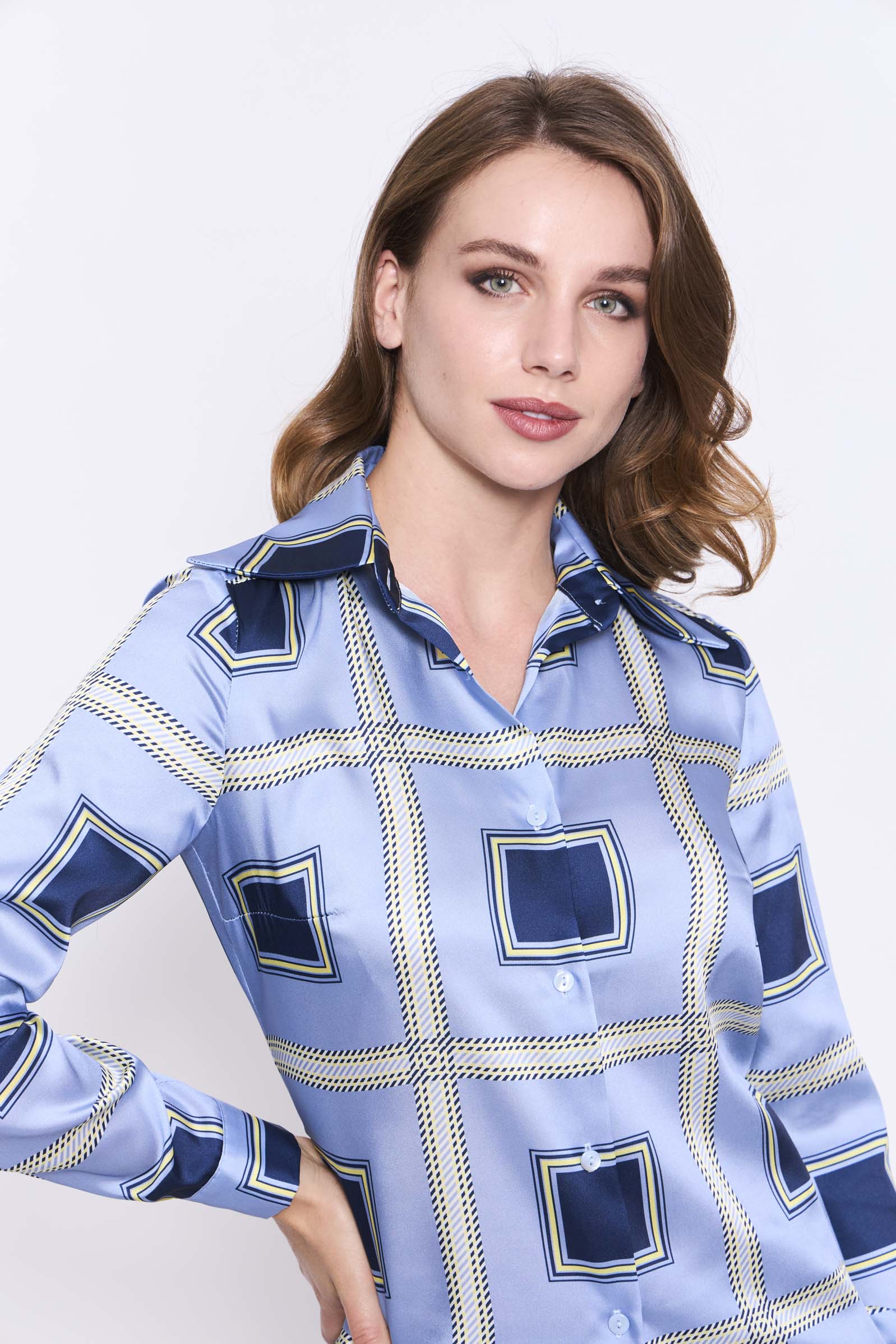 Camisa Estampada Fantasías Geométricas