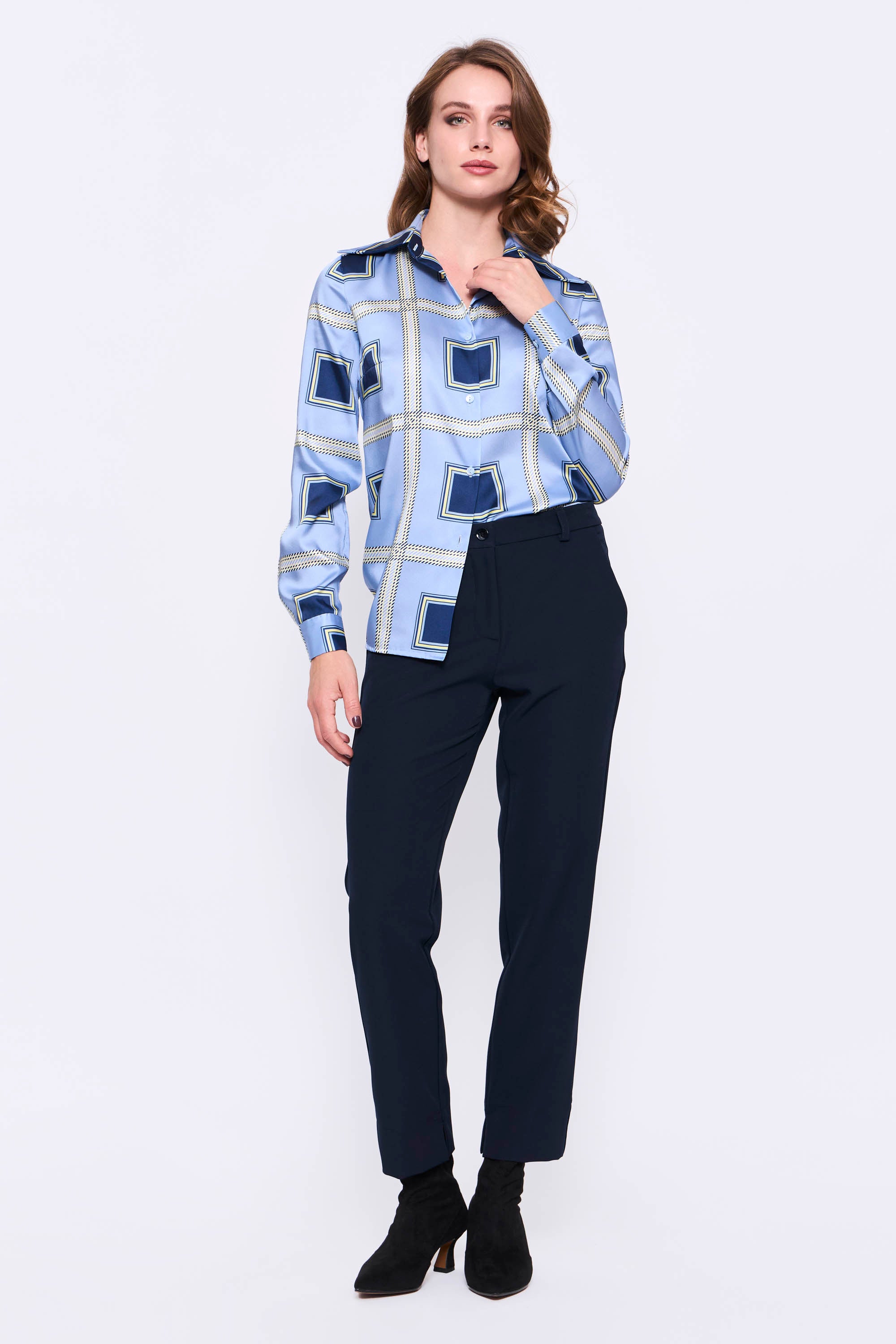 Camisa Estampada Fantasías Geométricas