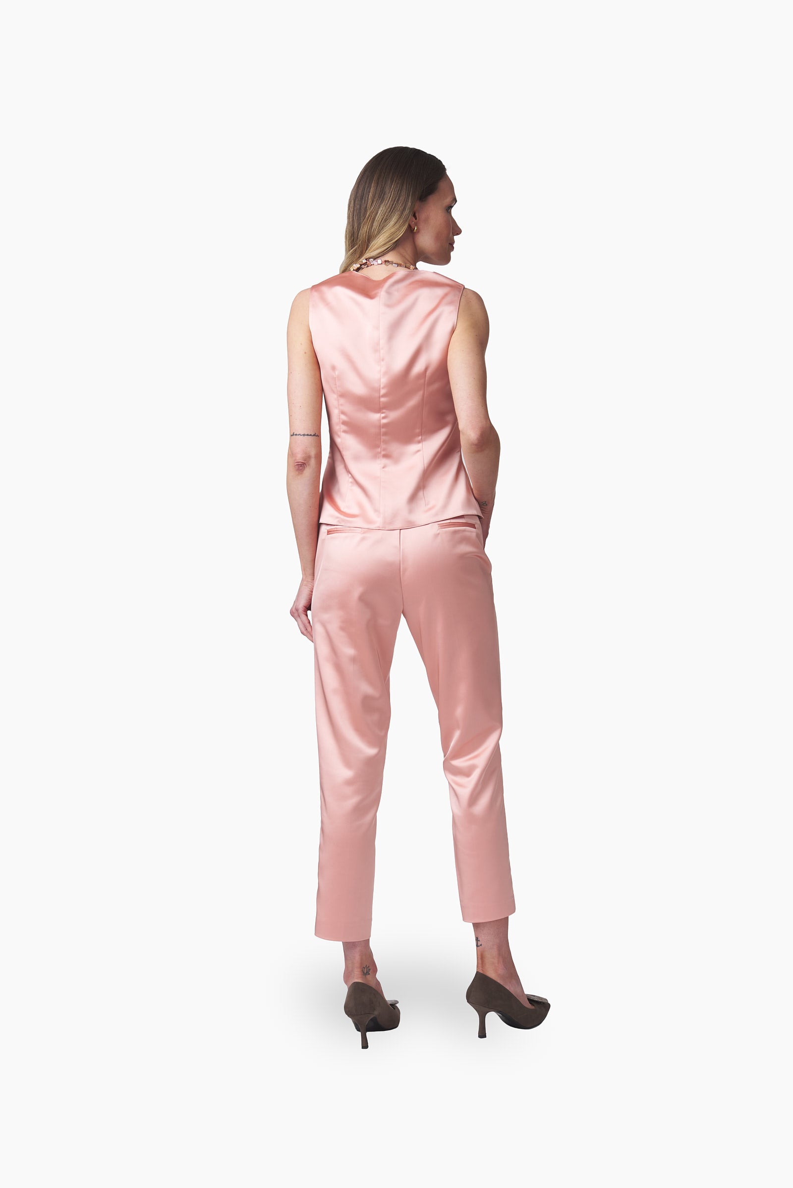 Pantalón Recto de Conjunto de Gillet