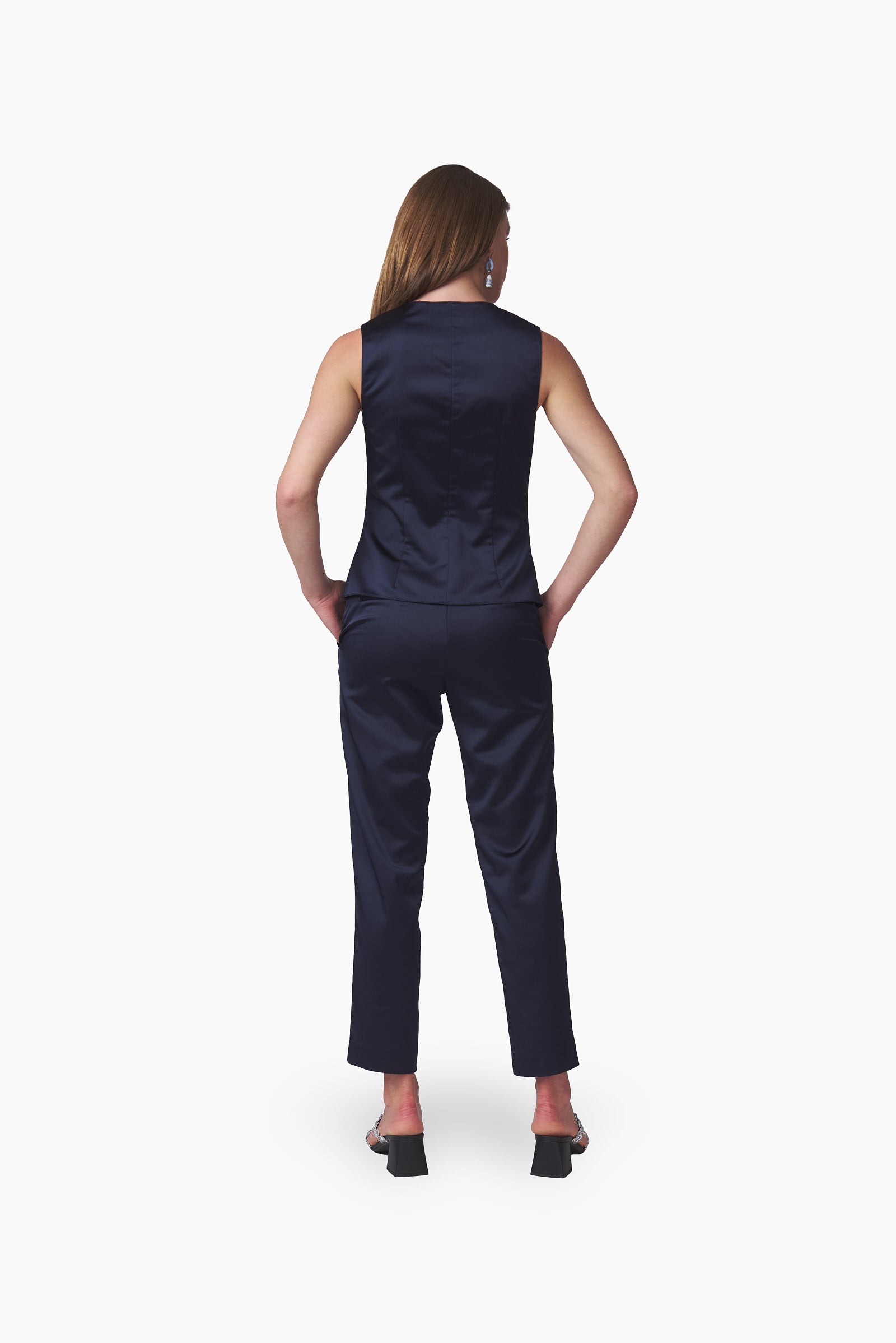 Pantalón Recto de Conjunto de Gillet