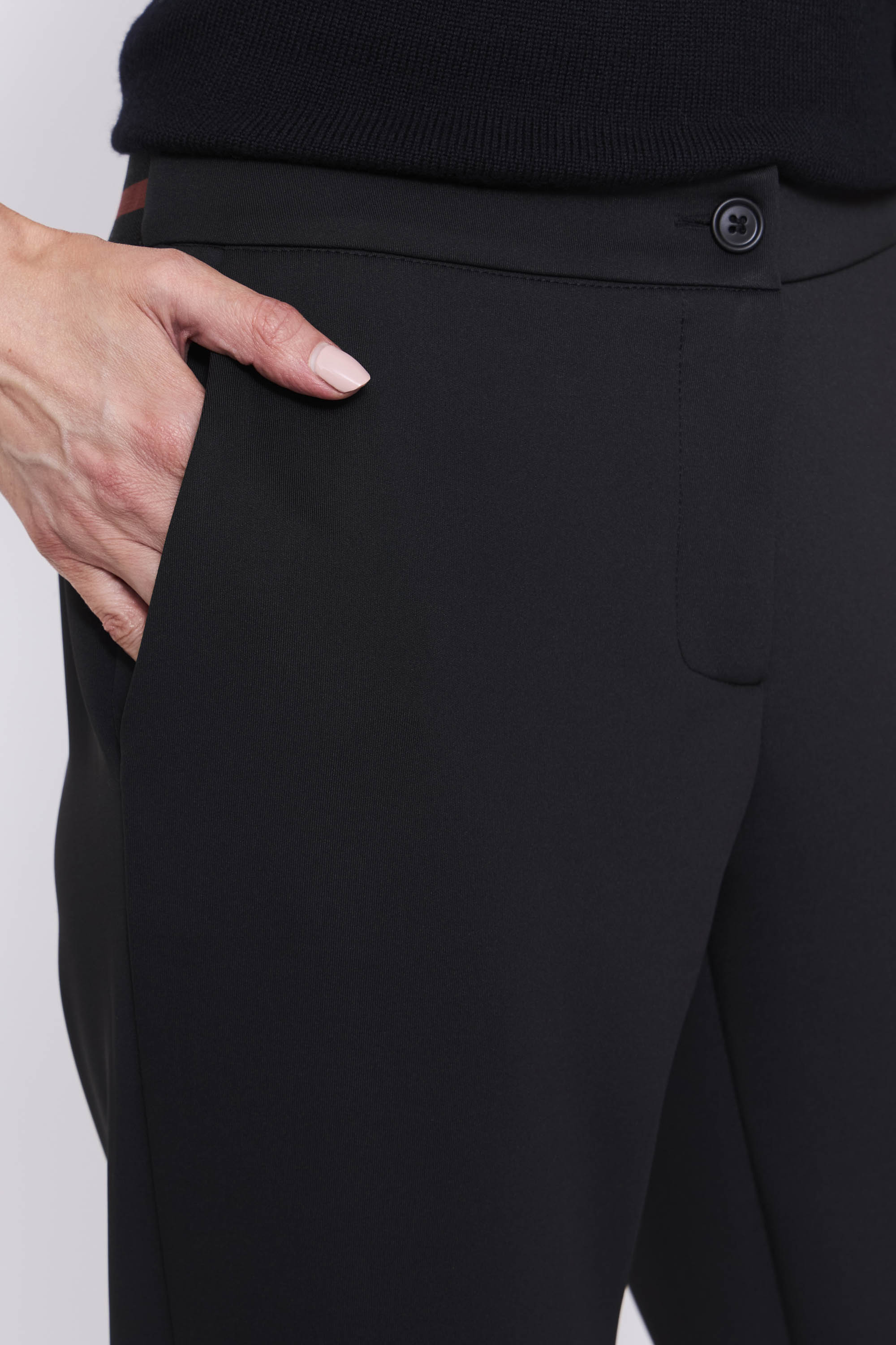 Pantalón Recto Elástico Cintura
