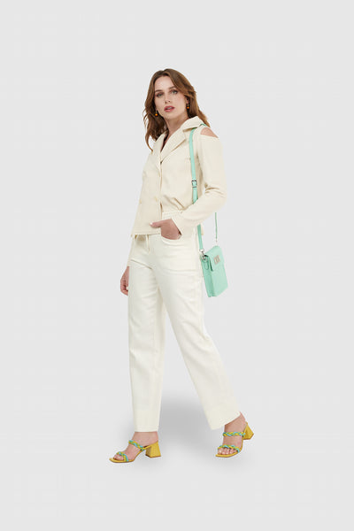 Pantalón Jeans Blanco