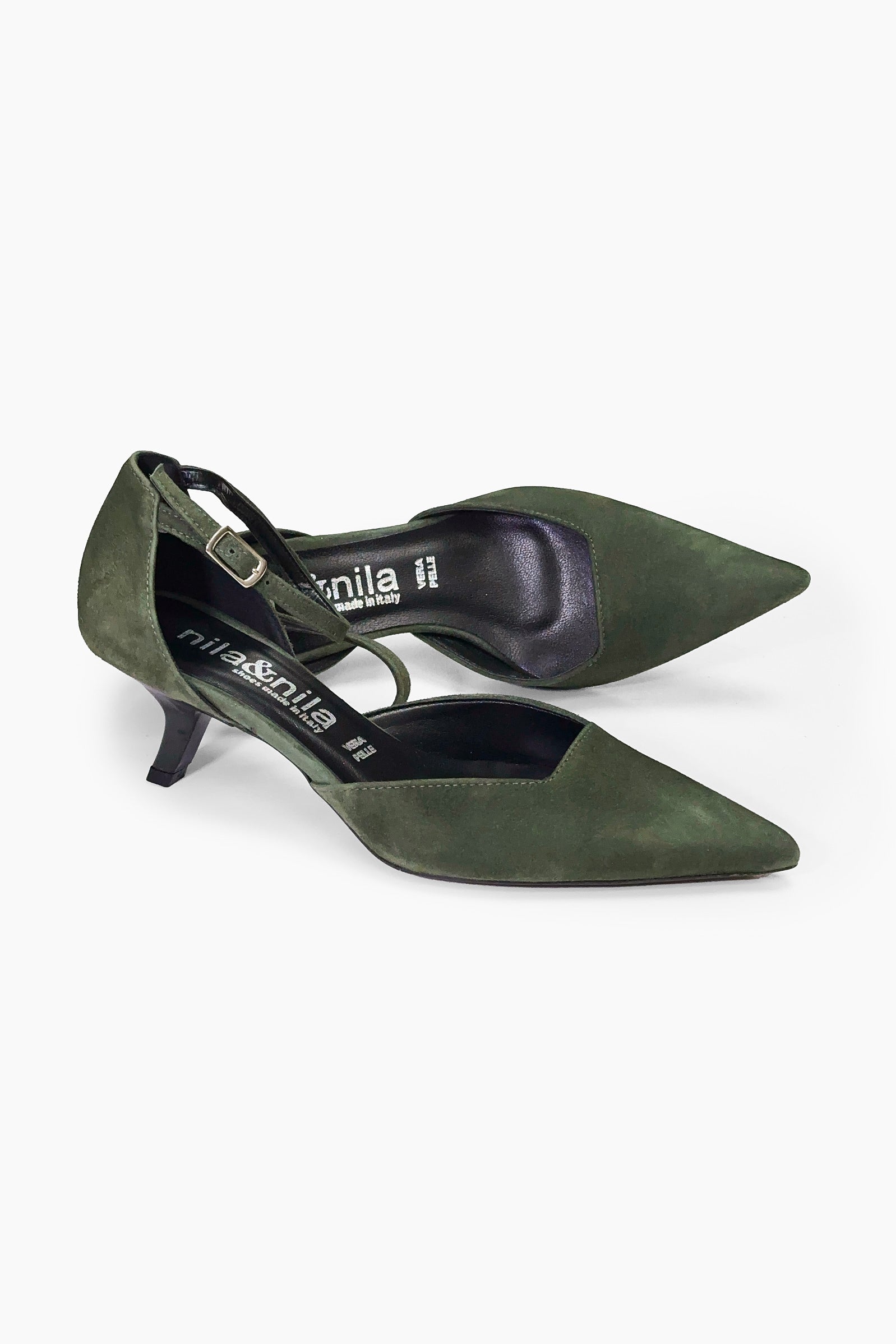 Zapato Correas Verde