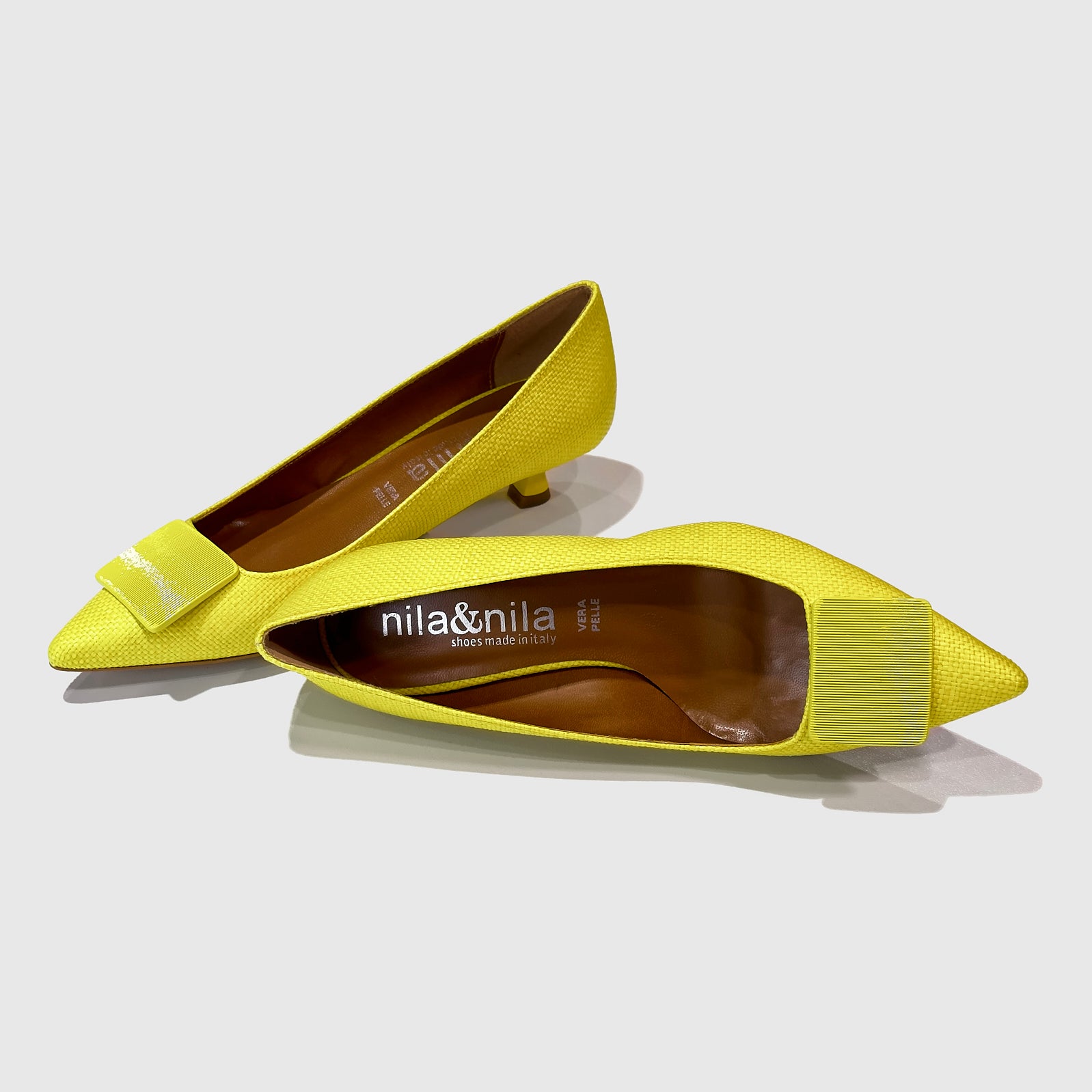 Zapato taco Bajo amarillo