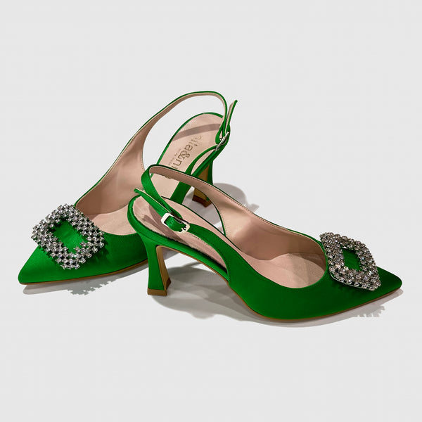 Stiletto Raso Esmeralda
