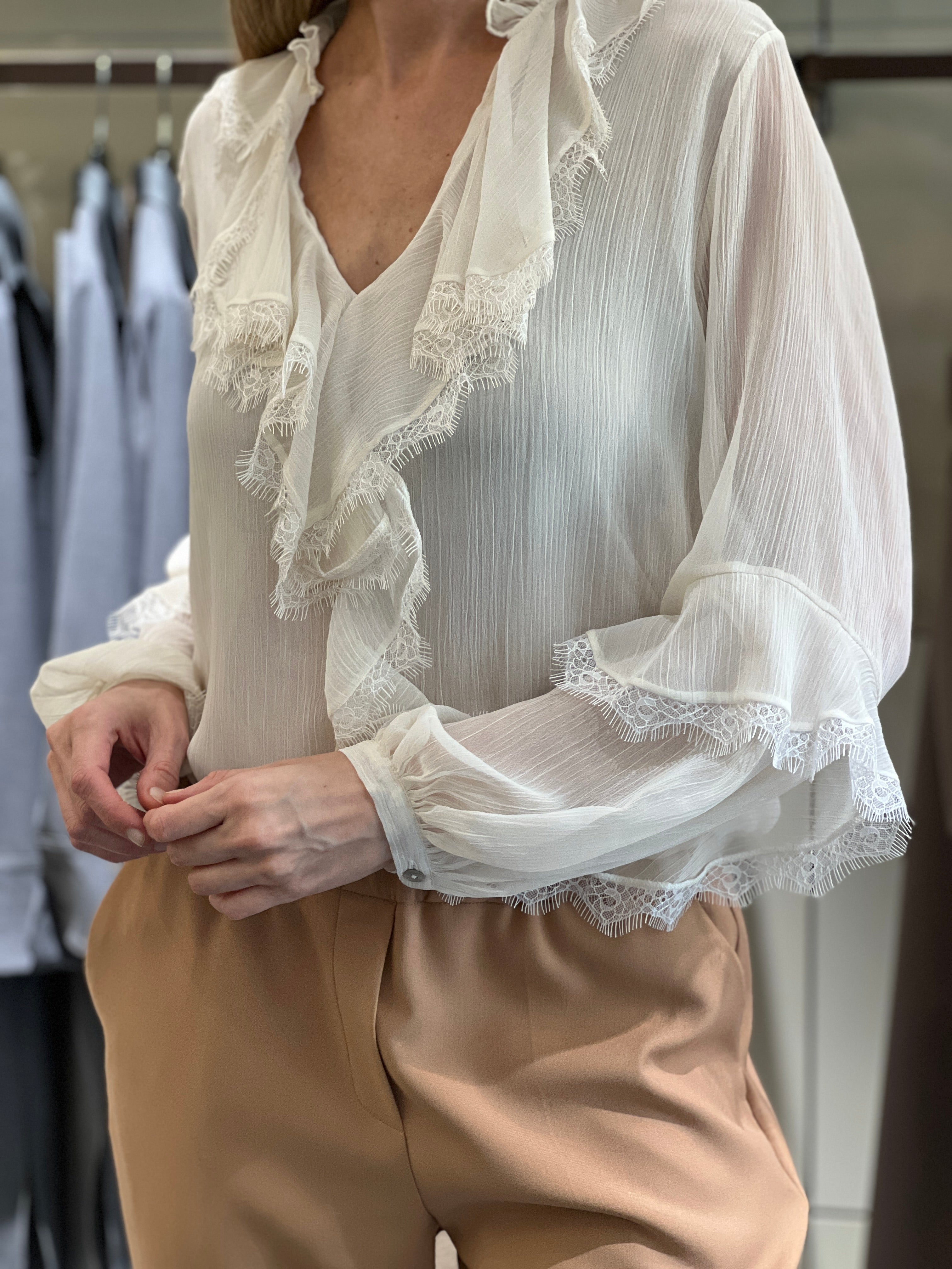 Camisa Transparencia Vuelos_Crema